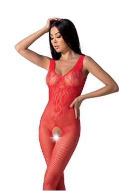 Passion BS098 red - Bodystocking